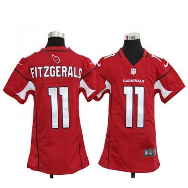 Arizona Cardinals #11 Larry Fitzgerald Red Team Color Youth Stitched NFL Elite Jersey