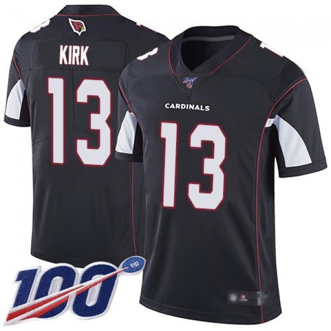 Nike Cardinals #13 Christian Kirk Black Alternate Men's Stitched NFL 100th Season Vapor Limited Jersey