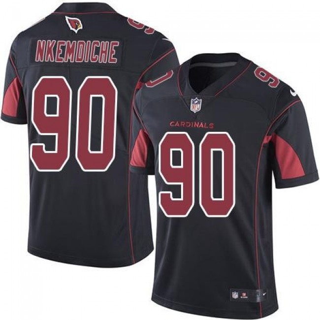 Arizona Cardinals #90 Robert Nkemdiche Black Youth Stitched NFL Limited Rush Jersey