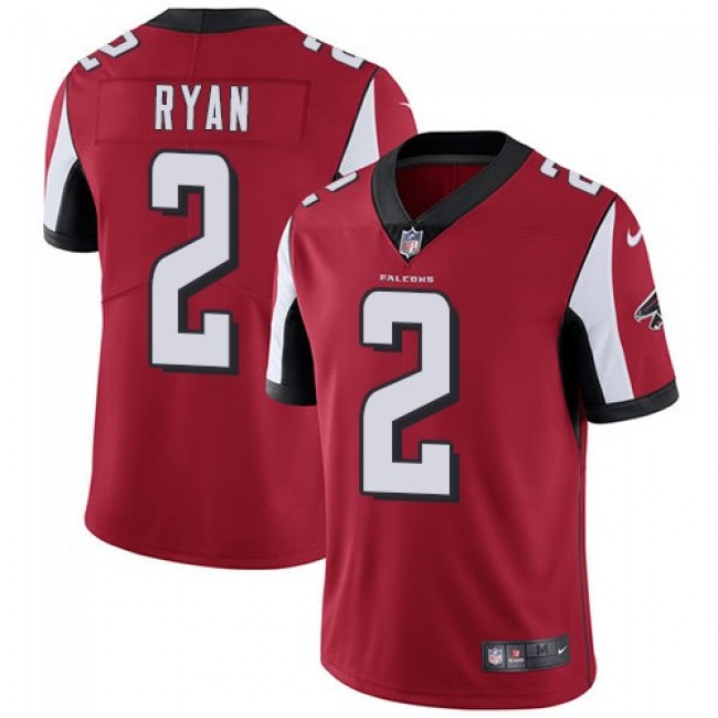 Atlanta Falcons #2 Matt Ryan Red Team Color Youth Stitched NFL Vapor Untouchable Limited Jersey