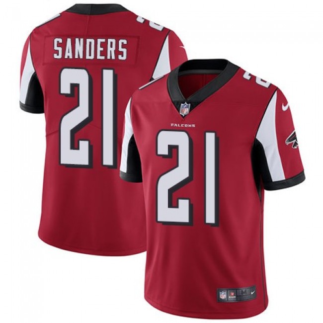 Atlanta Falcons #21 Deion Sanders Red Team Color Youth Stitched NFL Vapor Untouchable Limited Jersey
