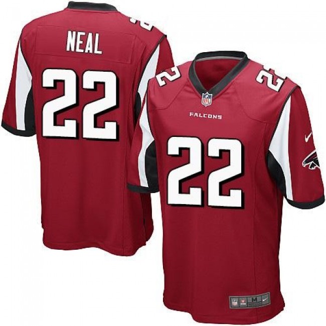 Atlanta Falcons #22 Keanu Neal Red Team Color Youth Stitched NFL Elite Jersey