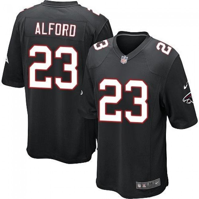 Atlanta Falcons #23 Robert Alford Black Alternate Youth Stitched NFL Elite Jersey