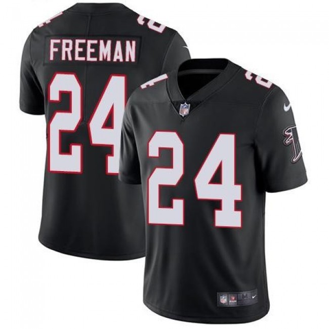 Atlanta Falcons #24 Devonta Freeman Black Alternate Youth Stitched NFL Vapor Untouchable Limited Jersey