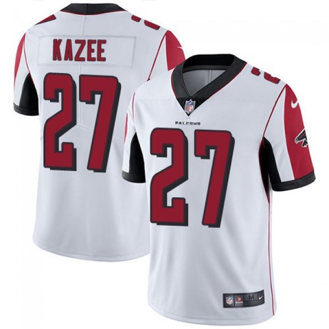 Nike Falcons #27 Damontae Kazee White Men's Stitched NFL Vapor Untouchable Limited Jersey
