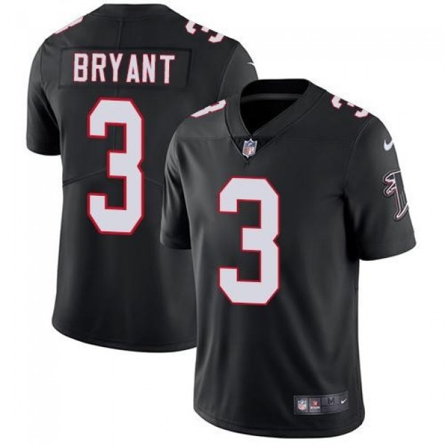 Atlanta Falcons #3 Matt Bryant Black Alternate Youth Stitched NFL Vapor Untouchable Limited Jersey