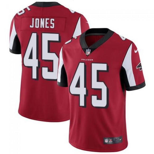 Atlanta Falcons #45 Deion Jones Red Team Color Youth Stitched NFL Vapor Untouchable Limited Jersey