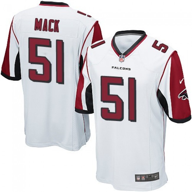 Atlanta Falcons #51 Alex Mack White Youth Stitched NFL Elite Jersey