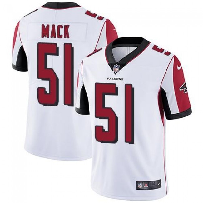 Atlanta Falcons #51 Alex Mack White Youth Stitched NFL Vapor Untouchable Limited Jersey