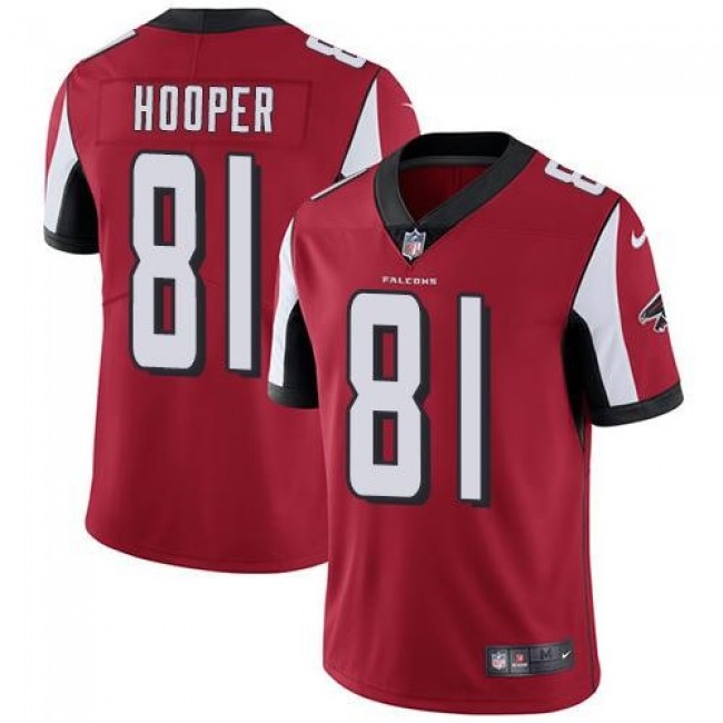 Atlanta Falcons #81 Austin Hooper Red Team Color Youth Stitched NFL Vapor Untouchable Limited Jersey