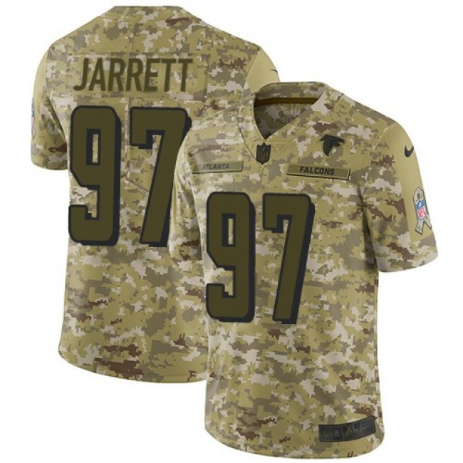 Nike Falcons #97 Grady Jarrett Camo Men's Stitched NFL Limited 2018 Salute To Service Jersey