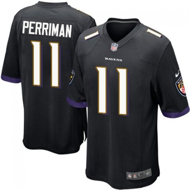 Baltimore Ravens #11 Breshad Perriman Black Alternate Youth Stitched NFL New Elite Jersey