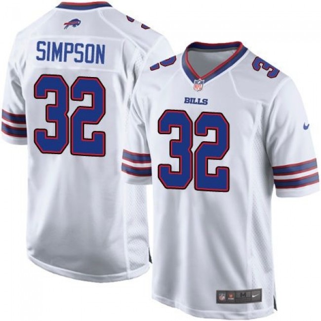 Buffalo Bills #32 O. J. Simpson White Youth Stitched NFL New Elite Jersey