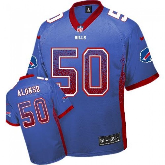 Buffalo Bills #50 Kiko Alonso Royal Blue Team Color Youth Stitched Elite Drift Fashion Jersey