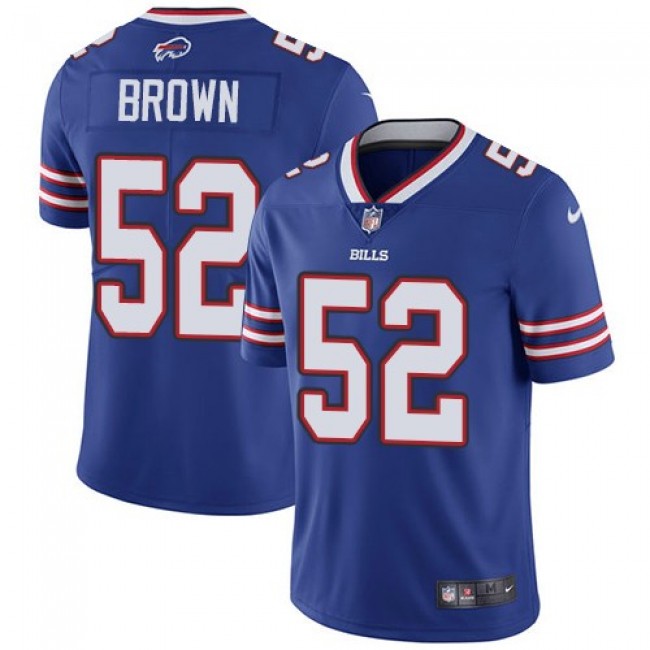 Buffalo Bills #52 Preston Brown Royal Blue Team Color Youth Stitched NFL Vapor Untouchable Limited Jersey