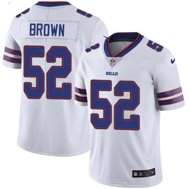 Buffalo Bills #52 Preston Brown White Youth Stitched NFL Vapor Untouchable Limited Jersey