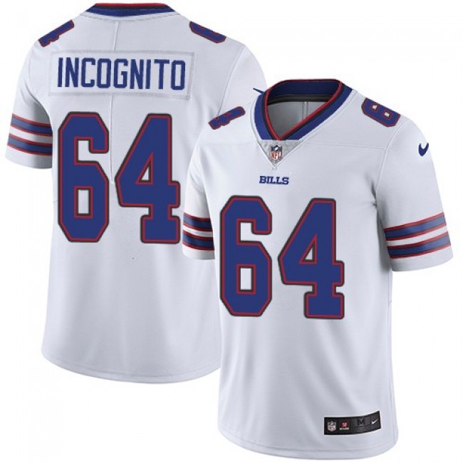 Buffalo Bills #64 Richie Incognito White Youth Stitched NFL Vapor Untouchable Limited Jersey