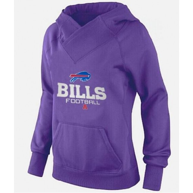 Women's Buffalo Bills Big Tall Critical Victory Pullover Hoodie Purple Jersey
