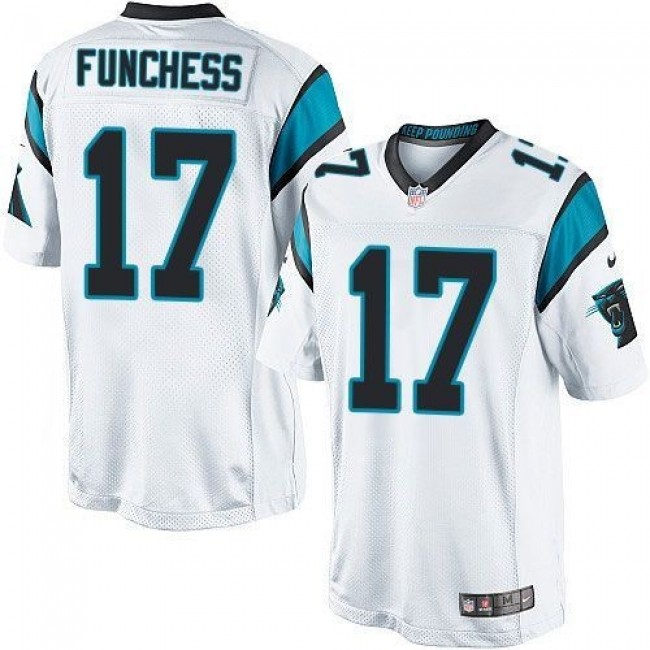 Carolina Panthers #17 Devin Funchess White Youth Stitched NFL Elite Jersey