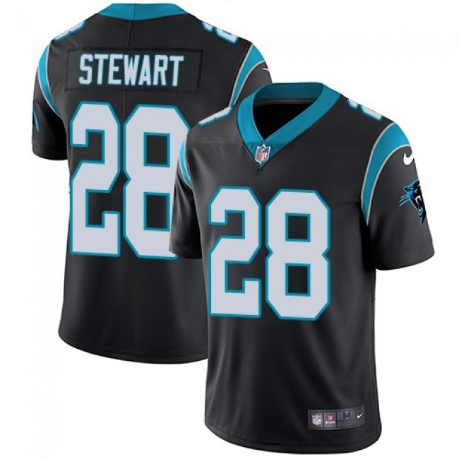 Carolina Panthers #28 Jonathan Stewart Black Team Color Youth Stitched NFL Vapor Untouchable Limited Jersey