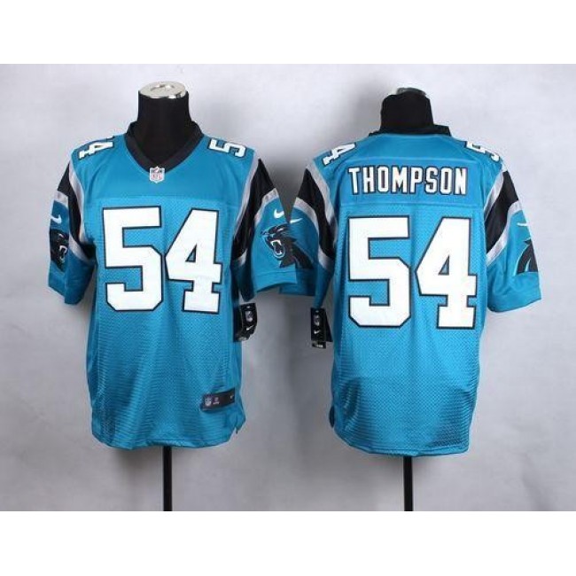 Nike Panthers #54 Shaq Thompson Blue Alternate Men's Stitched NFL Elite Jersey