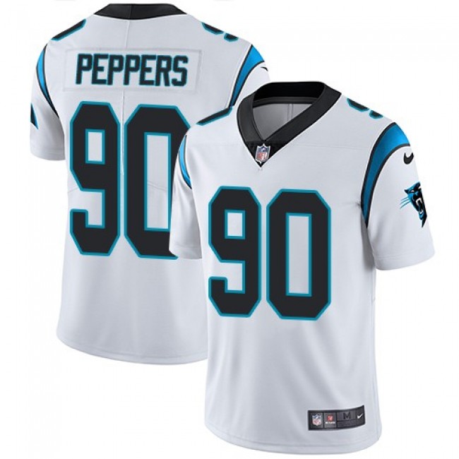 Carolina Panthers #90 Julius Peppers White Youth Stitched NFL Vapor Untouchable Limited Jersey