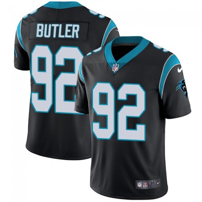 Carolina Panthers #92 Vernon Butler Black Team Color Youth Stitched NFL Vapor Untouchable Limited Jersey