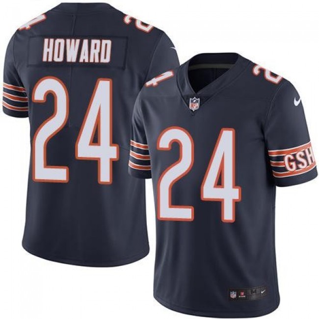 Chicago Bears #24 Jordan Howard Navy Blue Team Color Youth Stitched NFL Vapor Untouchable Limited Jersey