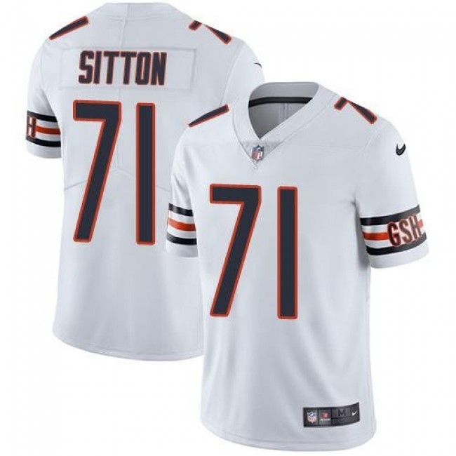Chicago Bears #71 Josh Sitton White Youth Stitched NFL Vapor Untouchable Limited Jersey