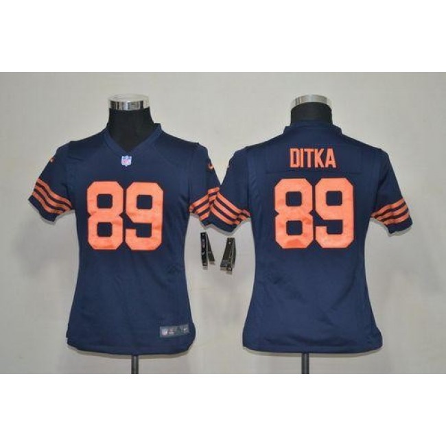 Chicago Bears #89 Mike Ditka Navy Blue Alternate Youth Stitched NFL Elite Jersey