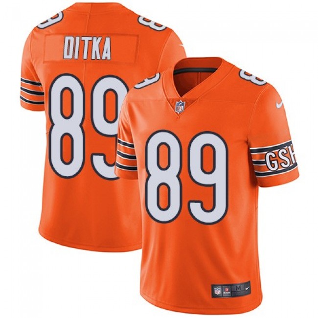 Chicago Bears #89 Mike Ditka Orange Youth Stitched NFL Limited Rush Jersey