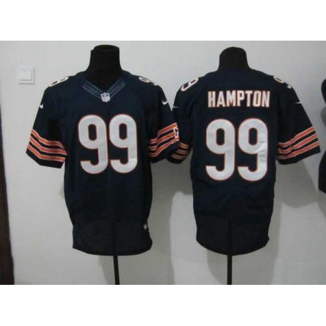 Nike Bears #99 Dan Hampton Navy Blue Team Color Men's Stitched NFL Elite Jersey