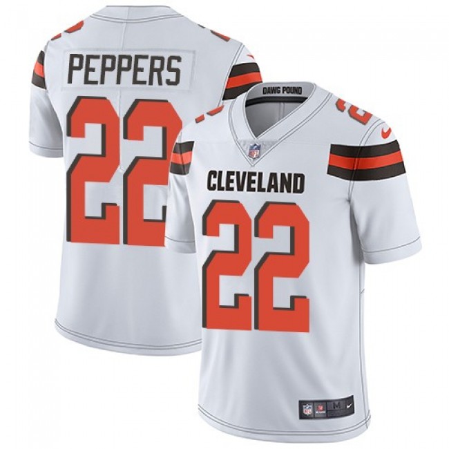 Cleveland Browns #22 Jabrill Peppers White Youth Stitched NFL Vapor Untouchable Limited Jersey