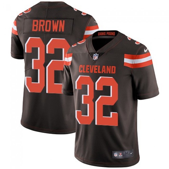 Cleveland Browns #32 Jim Brown Brown Team Color Youth Stitched NFL Vapor Untouchable Limited Jersey