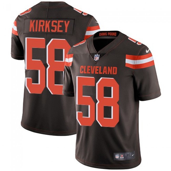 Cleveland Browns #58 Christian Kirksey Brown Team Color Youth Stitched NFL Vapor Untouchable Limited Jersey