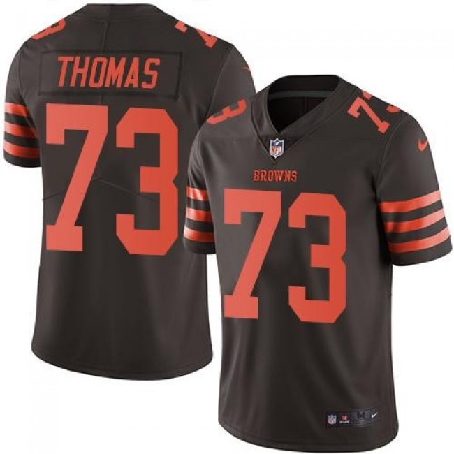 Cleveland Browns #73 Joe Thomas Brown Youth Stitched NFL Limited Rush Jersey