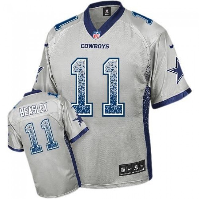 Dallas Cowboys #11 Cole Beasley Grey Youth Stitched NFL Elite Drift Fashion Jersey