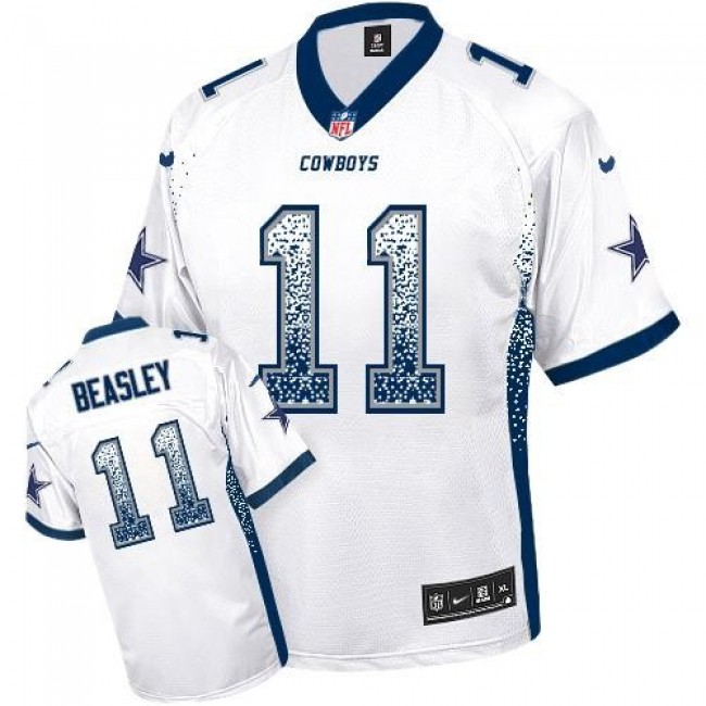 Dallas Cowboys #11 Cole Beasley White Youth Stitched NFL Elite Drift Fashion Jersey