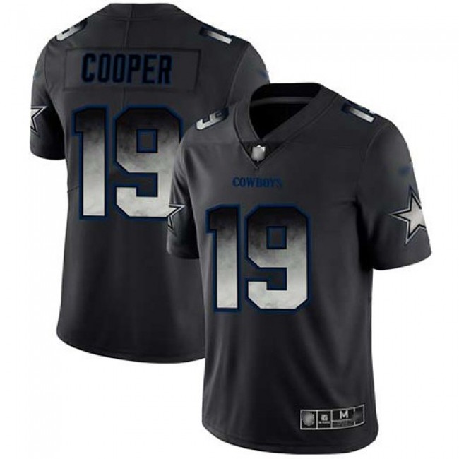 Nike Cowboys #19 Amari Cooper Black Men's Stitched NFL Vapor Untouchable Limited Smoke Fashion Jersey