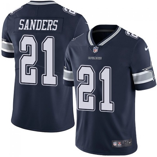 Dallas Cowboys #21 Deion Sanders Navy Blue Team Color Youth Stitched NFL Vapor Untouchable Limited Jersey