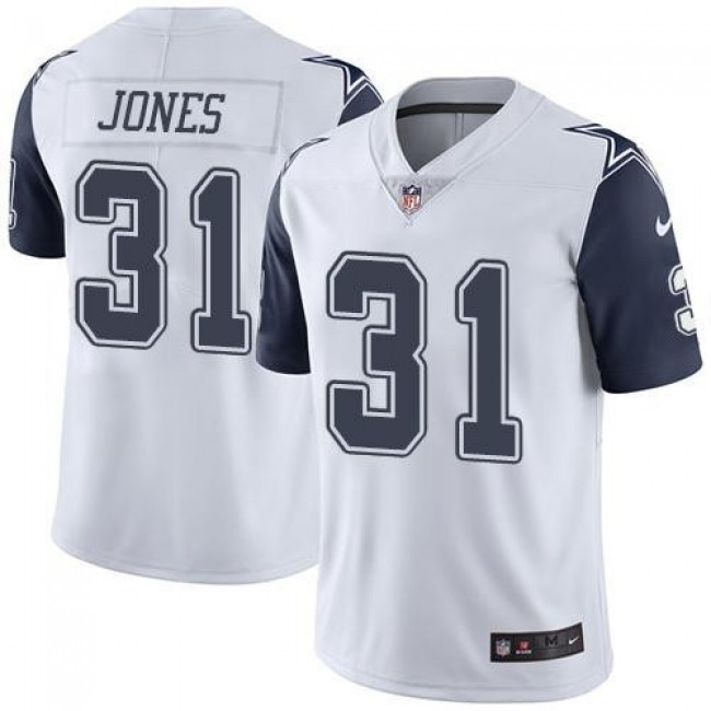 Dallas Cowboys #31 Byron Jones White Youth Stitched NFL Limited Rush Jersey