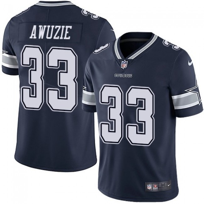 Dallas Cowboys #33 Chidobe Awuzie Navy Blue Team Color Youth Stitched NFL Vapor Untouchable Limited Jersey