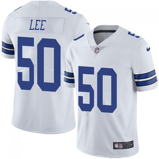 Nike Cowboys #50 Sean Lee White Men's Stitched NFL Vapor Untouchable Limited Jersey