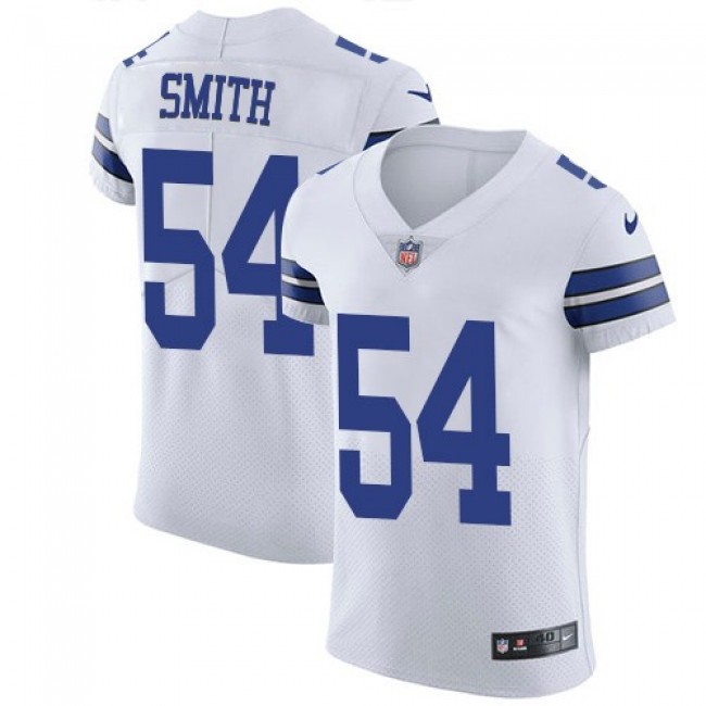 Nike Cowboys #54 Jaylon Smith White Men's Stitched NFL Vapor Untouchable Elite Jersey