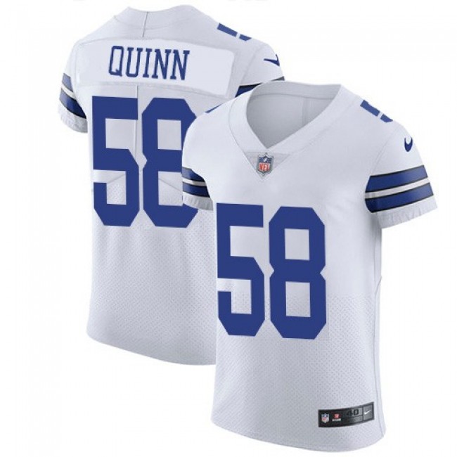 Nike Cowboys #58 Robert Quinn White Men's Stitched NFL Vapor Untouchable Elite Jersey