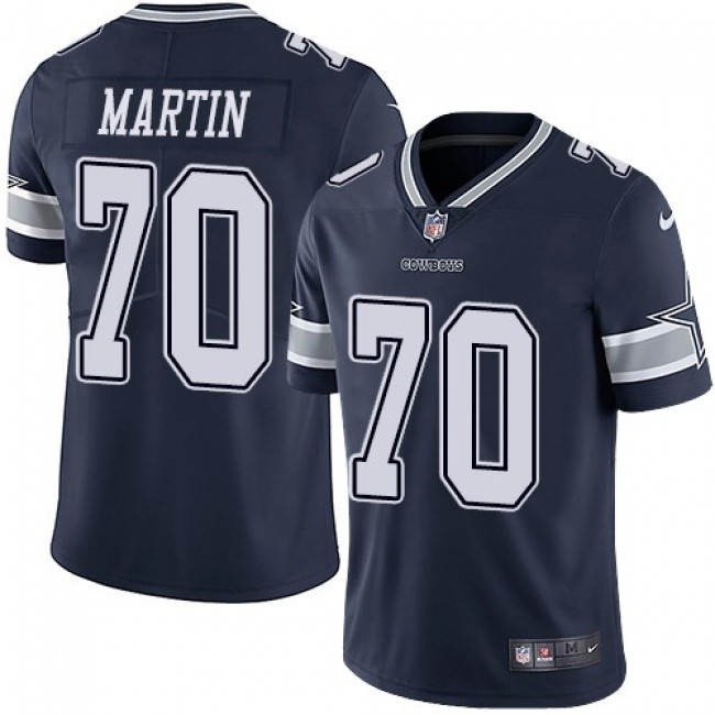 Dallas Cowboys #70 Zack Martin Navy Blue Team Color Youth Stitched NFL Vapor Untouchable Limited Jersey