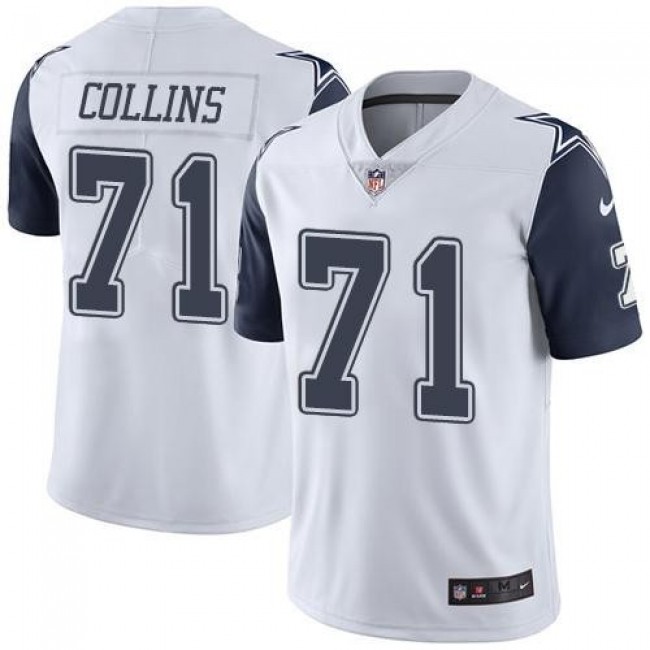 Dallas Cowboys #71 La el Collins White Youth Stitched NFL Limited Rush Jersey