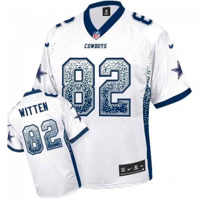 Dallas Cowboys #82 Jason Witten White Youth Stitched NFL Elite Drift Fashion Jersey