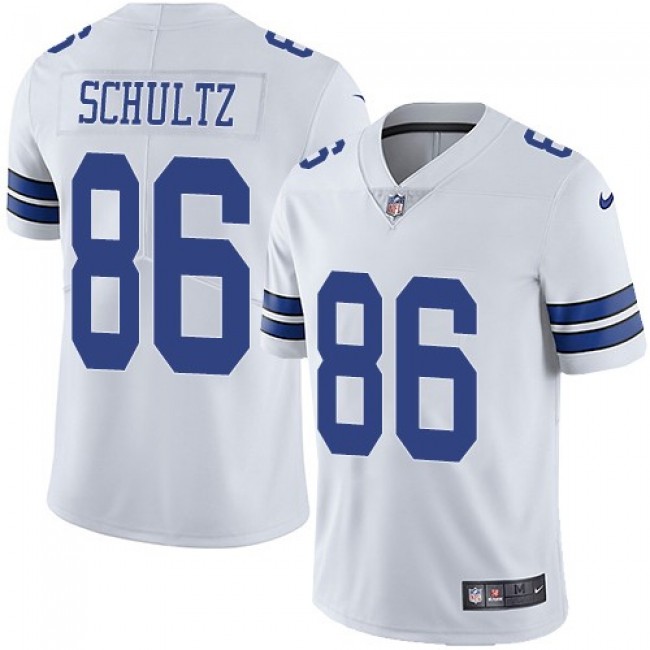 Nike Cowboys #86 Dalton Schultz White Men's Stitched NFL Vapor Untouchable Limited Jersey