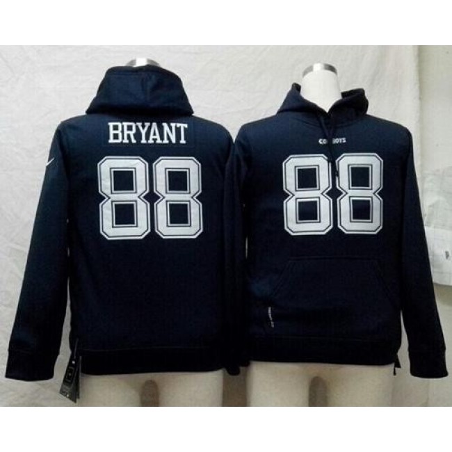 Dallas Cowboys #88 Dez Bryant Navy Blue Youth Pullover NFL Hoodie Jersey